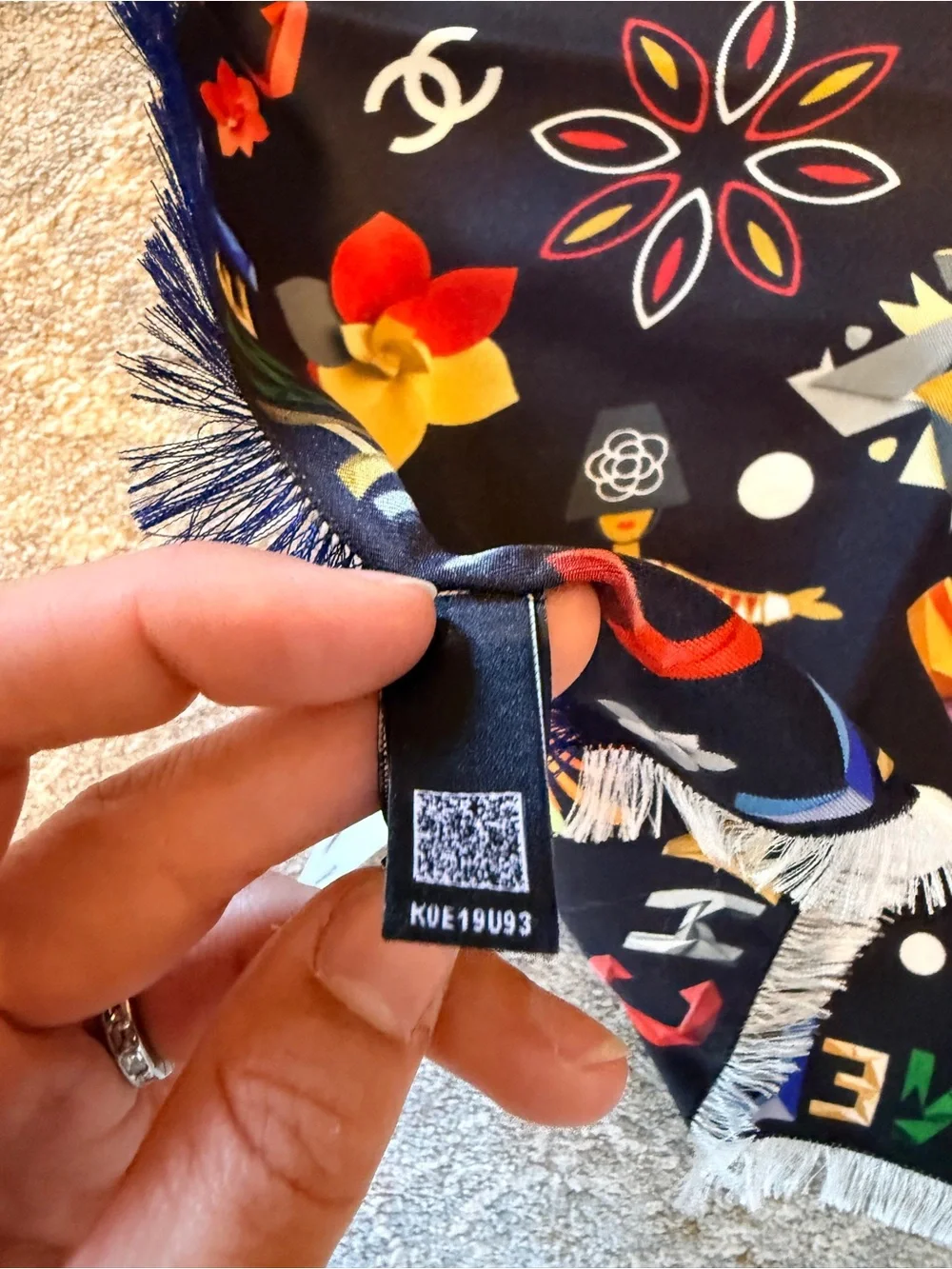 CHANEL Silk Neckerchief